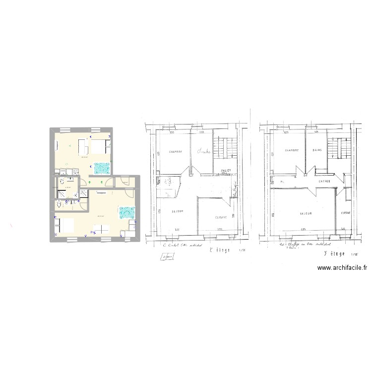 Artem 2 Spa v2. Plan de 7 pièces et 66 m2