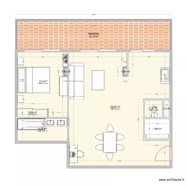 bon repos v2. Plan de 10 et 77 m² bon repos v2. Plan de 10 et 77 m²