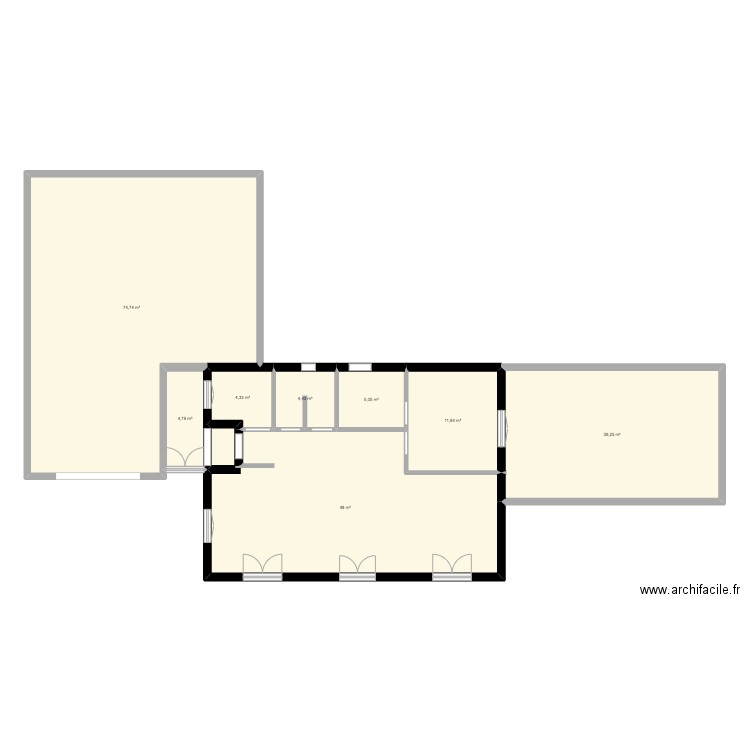 garage. Plan de 0 pièce et 0 m2