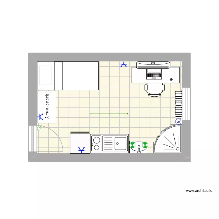 KOT 12. Plan de 1 et 13 m² KOT 12. Plan de 1 et 13 m²