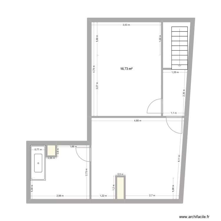 plan etage. Plan de 5 et 49 m² plan etage. Plan de 5 et 49 m²