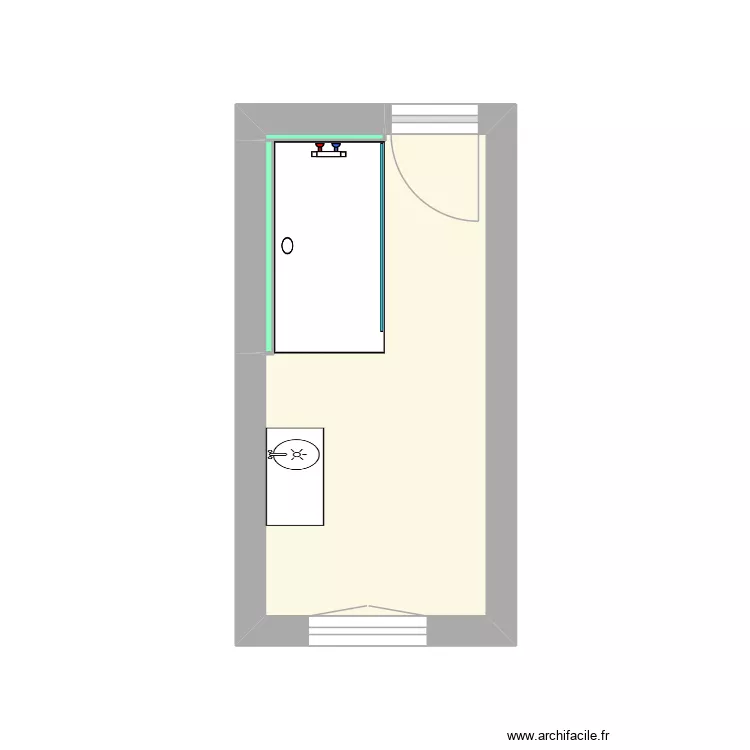 Ferreira. Plan de 3  et 8 m²