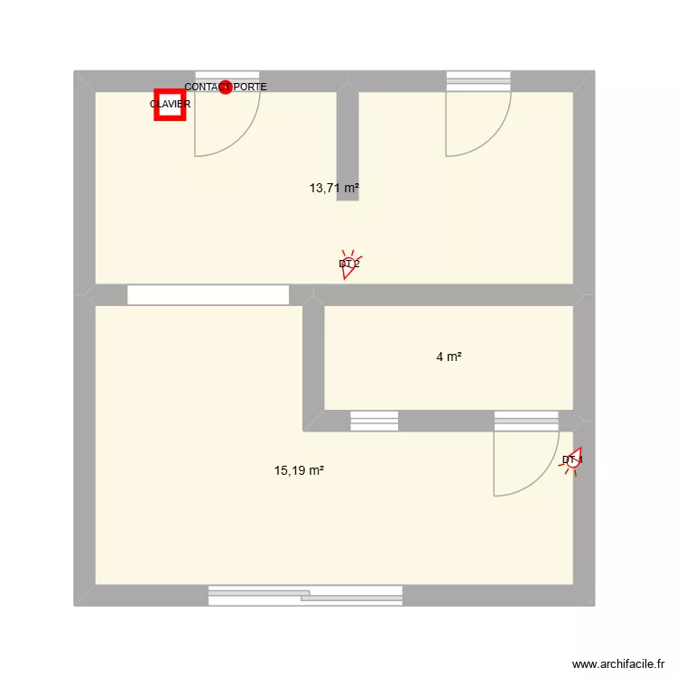 PLAN LES PETITS PLATS DE MELINDA. Plan de 3 Pièces et 33 m² PLAN LES PETITS PLATS DE MELINDA. Plan de 3 Pièces et 33 m²