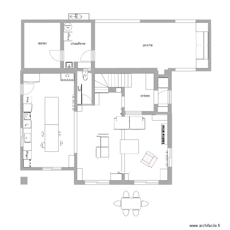 Maison_v24. Plan de 8 pièces et 117 m2