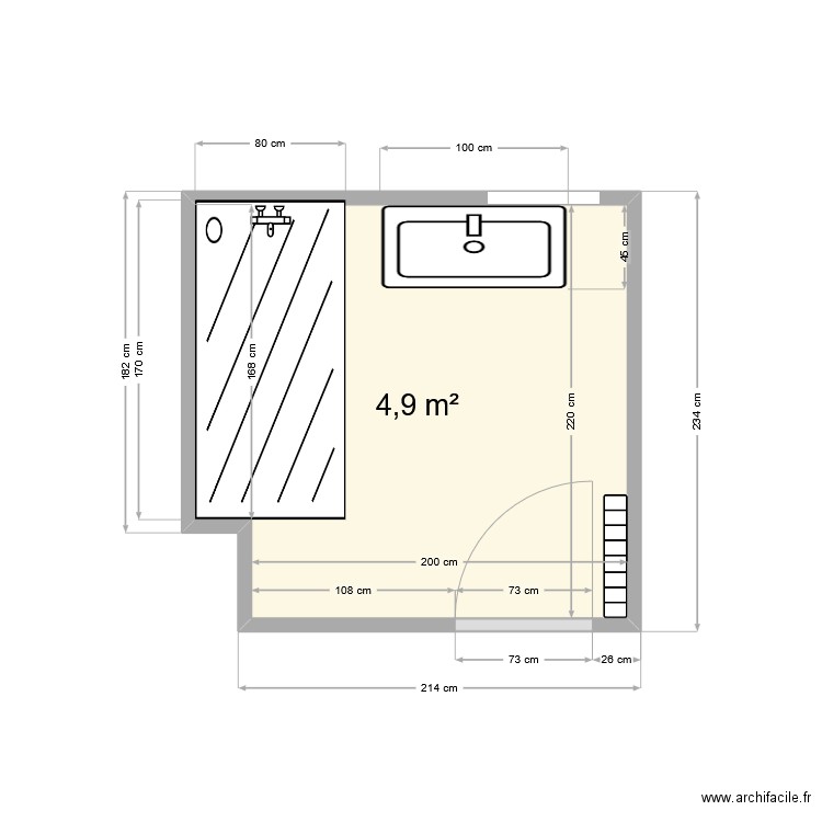 sablé. Plan de 0 pièce et 0 m2
