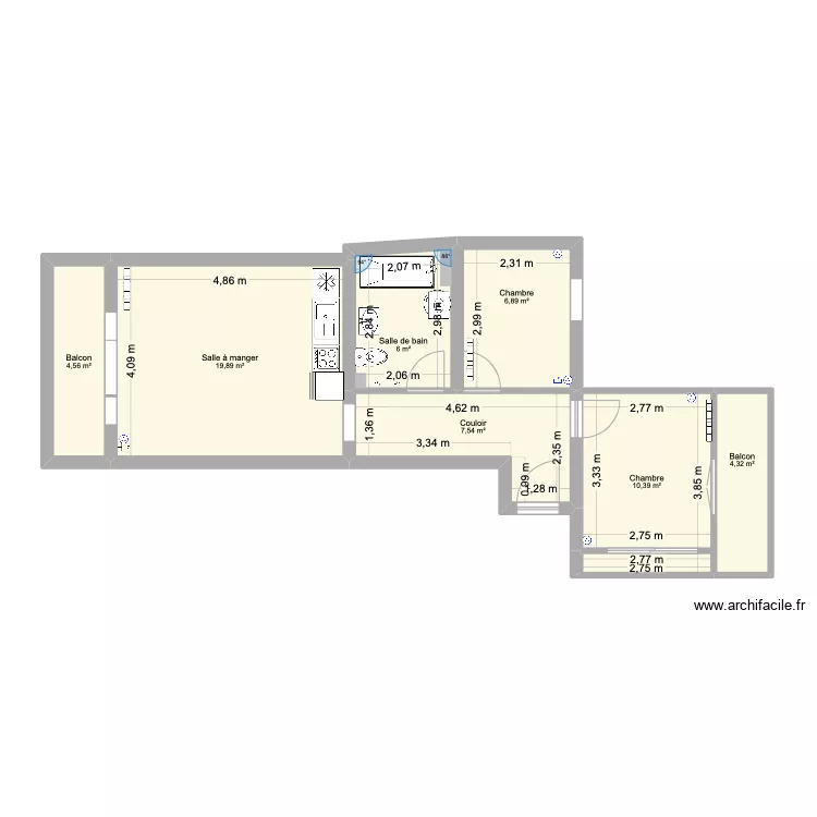 Le Brusc actuel. Plan de 