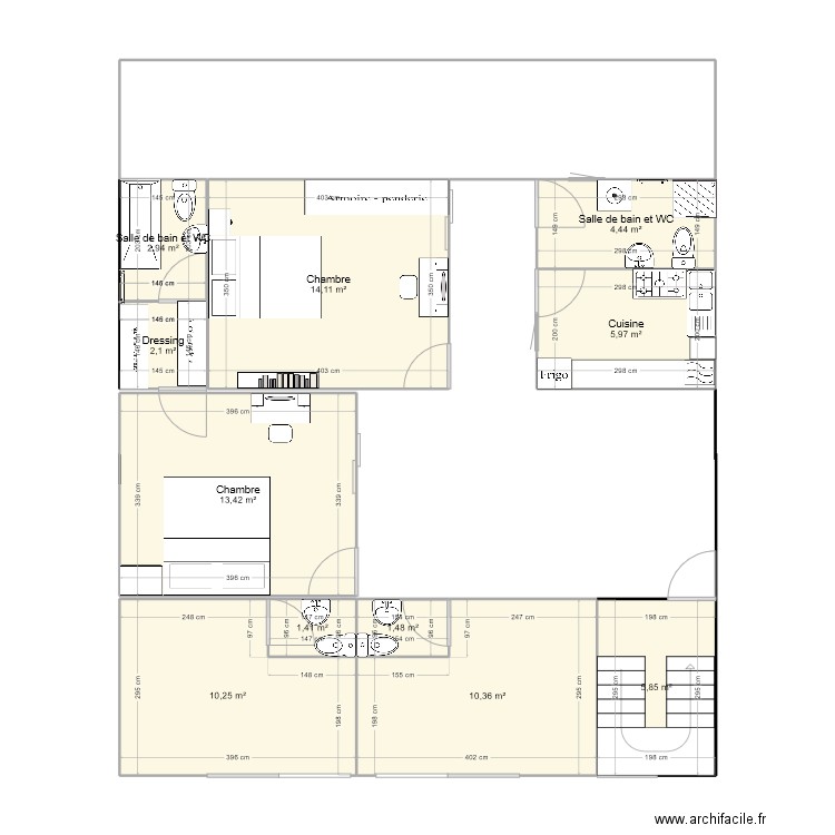 future maison. Plan de 0 pièce et 0 m2