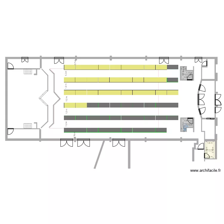 Salle des fêtes loto. Plan de Salle des fêtes loto. Plan de