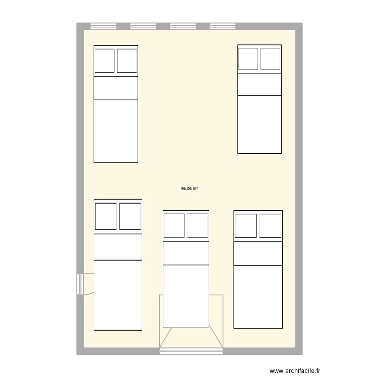plan garage luzé. Plan de 1 pièce et 96 m2