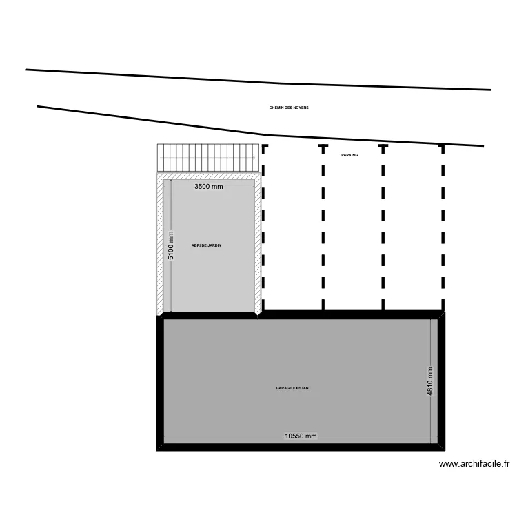 VUE DESSUS michel. Plan de 