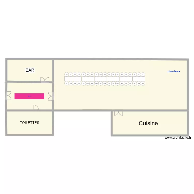 plan de table. Plan de 5 et 332 m² plan de table. Plan de 5 et 332 m²