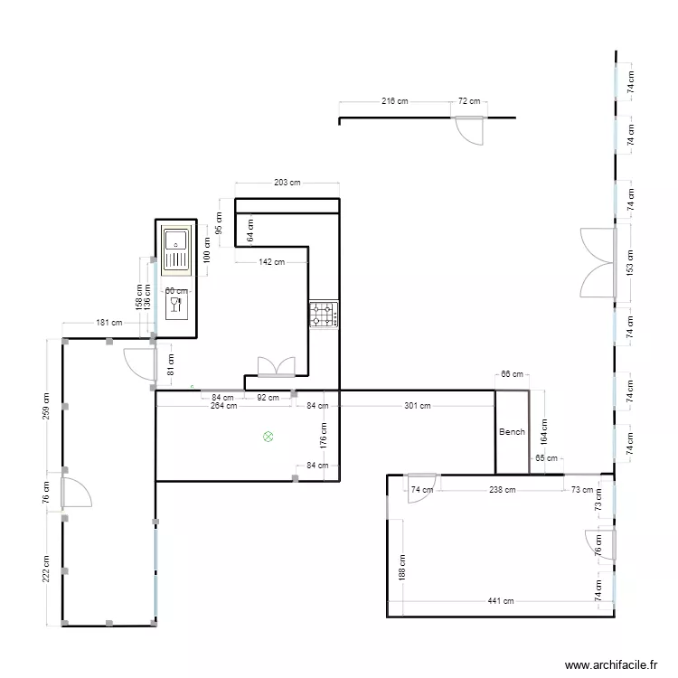Beach Site Plan. Plan de 