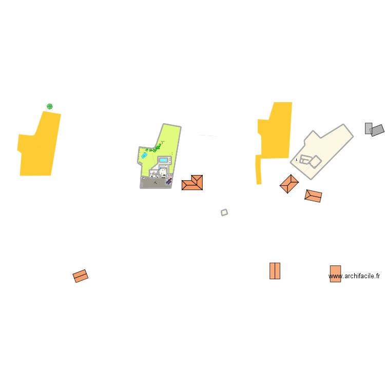 maison saint didier 7000. Plan de 20 pièces et 3665 m2