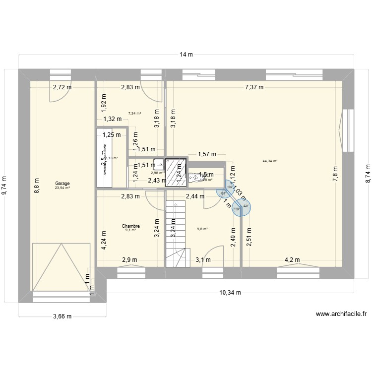 projet. Plan de 0 pièce et 0 m2