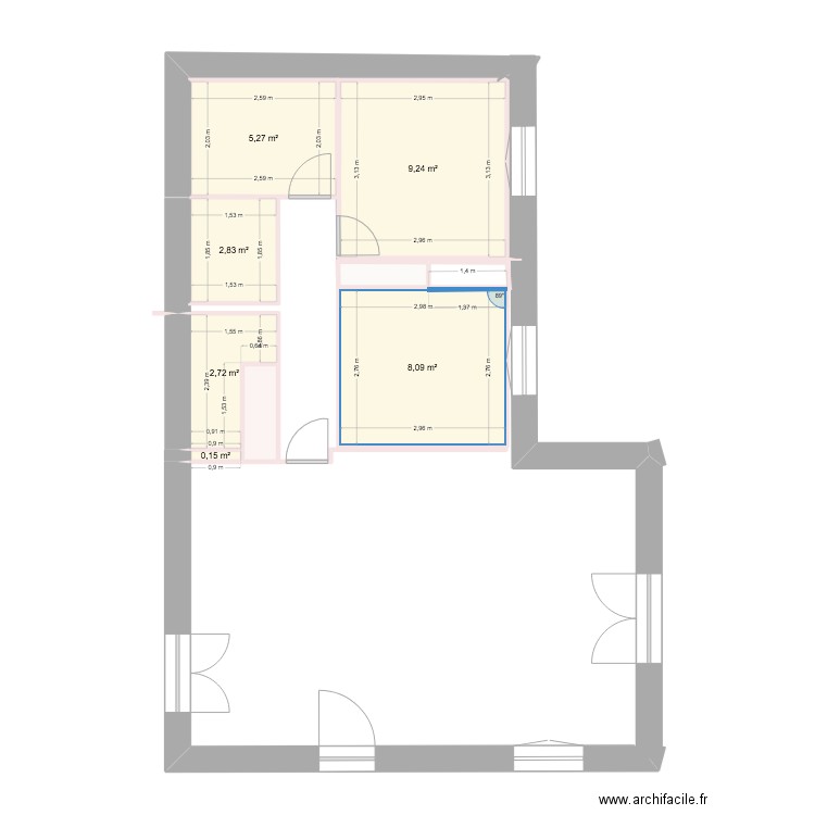 plan Mas  phase 2 . Plan de 0 pièce et 0 m2