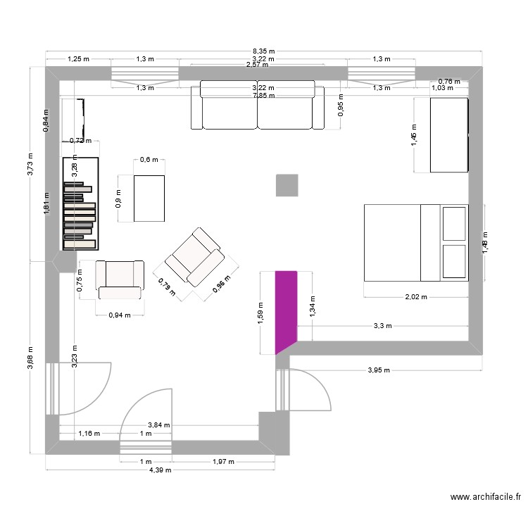 kamaria. Plan de 0 pièce et 0 m2