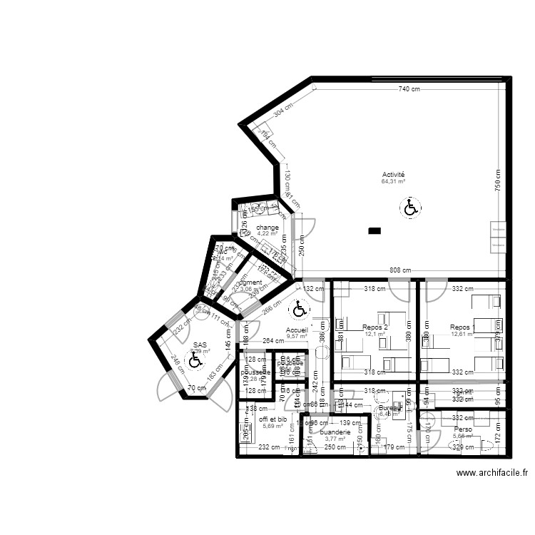 Bagneux Egalité Planc Evac BAGNEUX3 2. Plan de 15 pièces et 144 m2