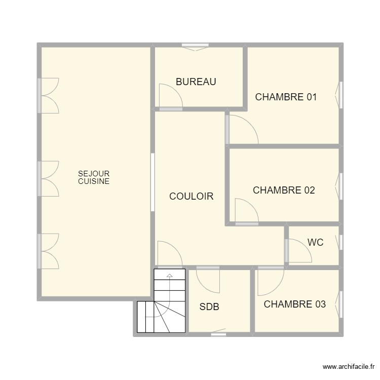 JONQUILLE ROUX ETAGE. Plan de 0 pièce et 0 m2 JONQUILLE ROUX ETAGE. Plan de 0 pièce et 0 m2