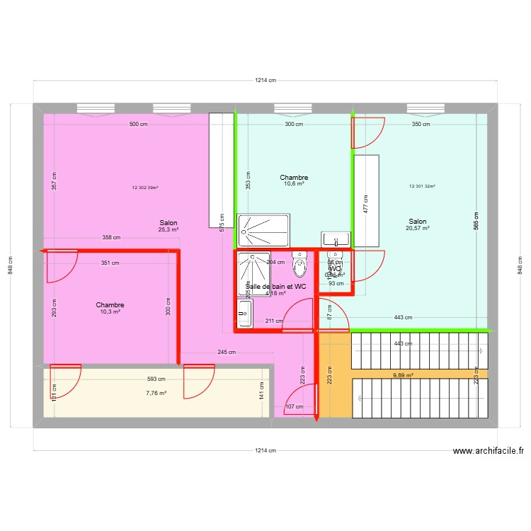 Liberté étage 3. Plan de 0 pièce et 0 m2