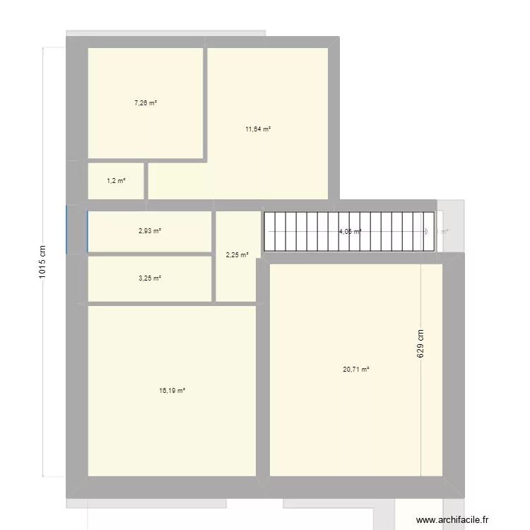 grouvizier. Plan de 