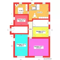 plan vide mur porteur studio garage