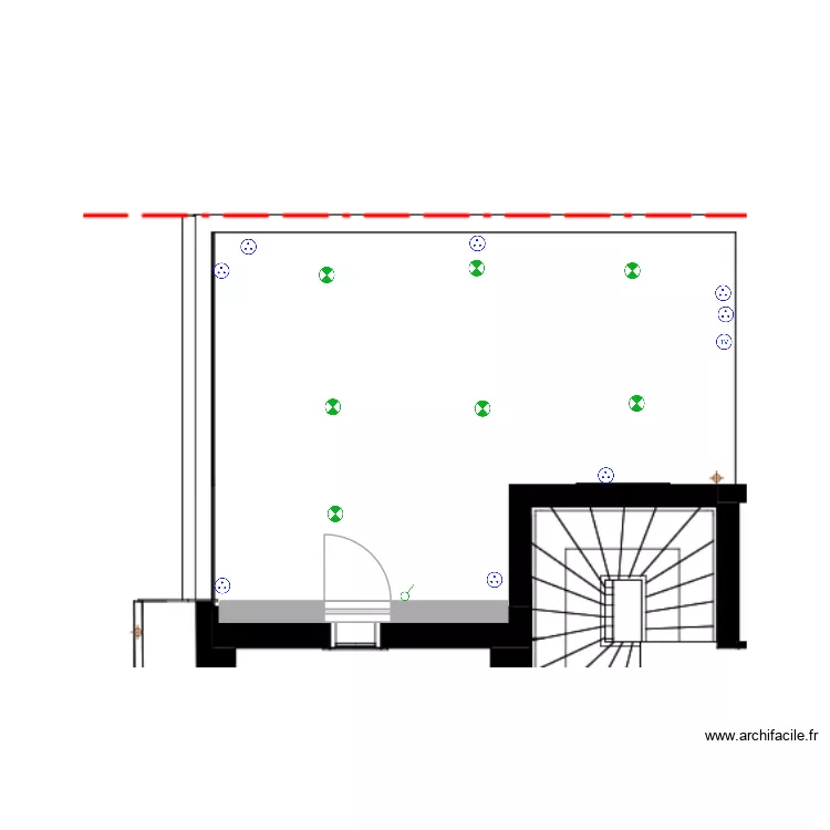 sous sol. Plan de sous sol. Plan de