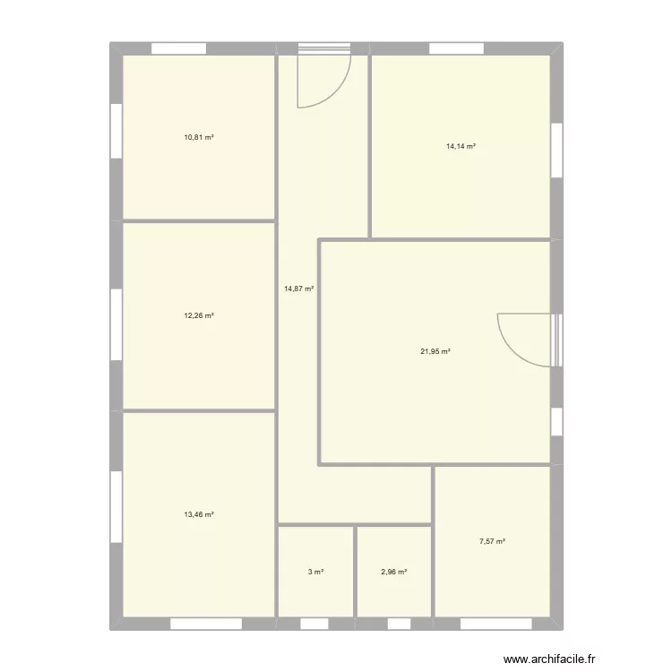 Anajar. Plan de 29 pièces et 335 m² Anajar. Plan de 29 pièces et 335 m²
