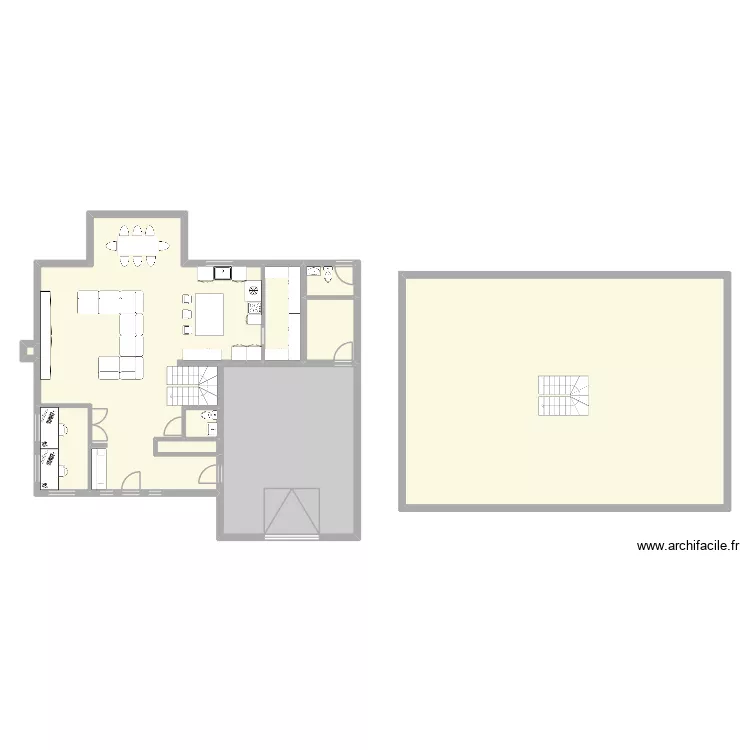 essaie 1. Plan de 10  et 283 m²