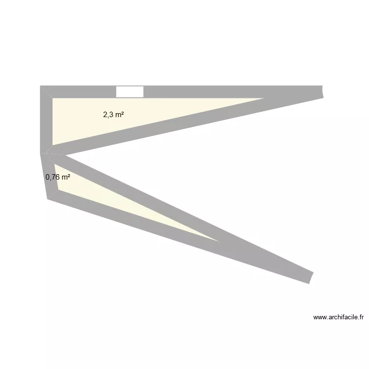 TEST. Plan de 2  et 3 m²