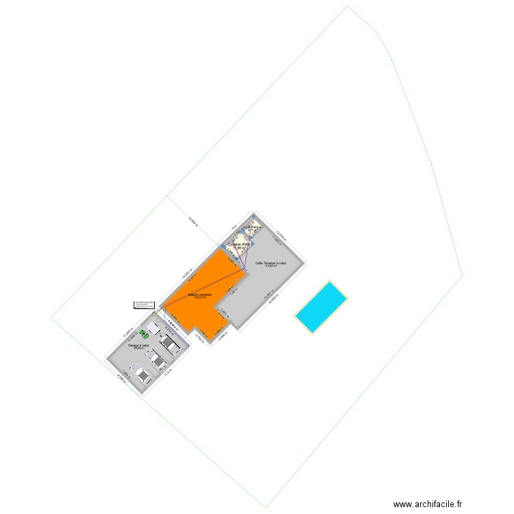 PLAN MAISON. Plan de 5 pièces et 347 m2