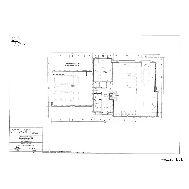 BELY RDC. Plan de 0 pièce et 0 m2