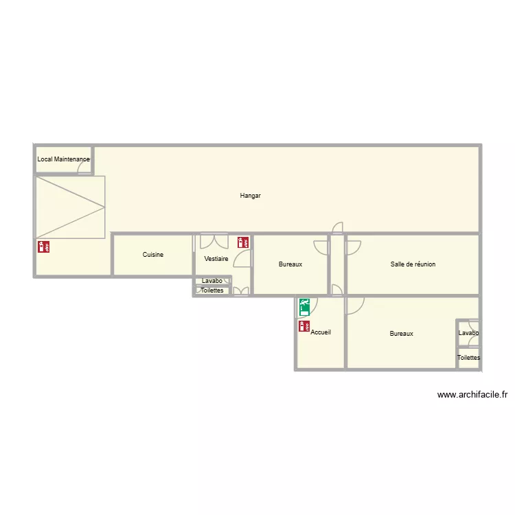 plan agence. Plan de 13 Pièces et 61 m² plan agence. Plan de 13 Pièces et 61 m²