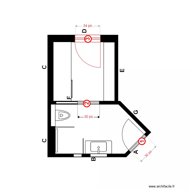 guilbault finition. Plan de 2 pièces et 9 m² guilbault finition. Plan de 2 pièces et 9 m²