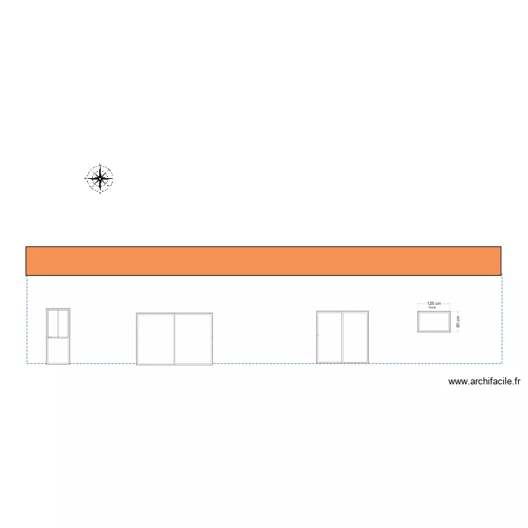 plan de coupe fa&ccedil;ade 2. Plan de 