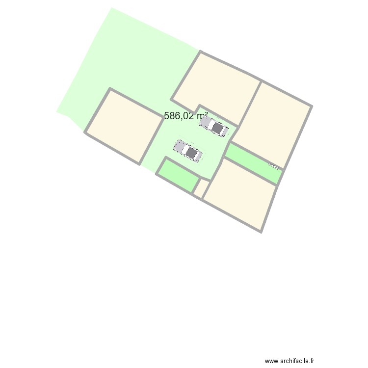 PLAN STATIONNEMENT AVANT PROJET BRAY SAINT AIGNAN. Plan de 6 pièces et 297 m2