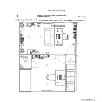 (def) Salon et bureau 3 fenêtre fauteuil perpendiculaire fenêtre