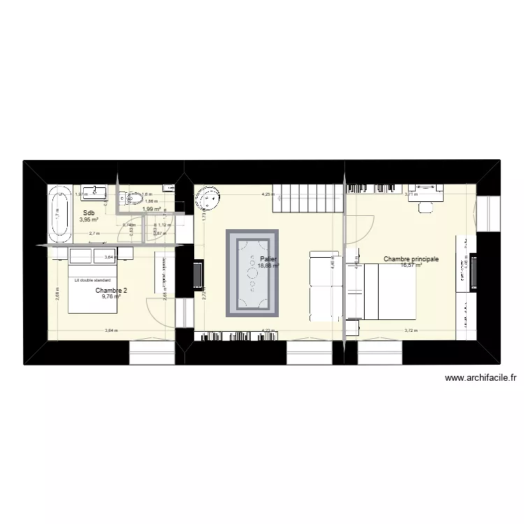 Plan Etage Thoraval - Projet. Plan de 
