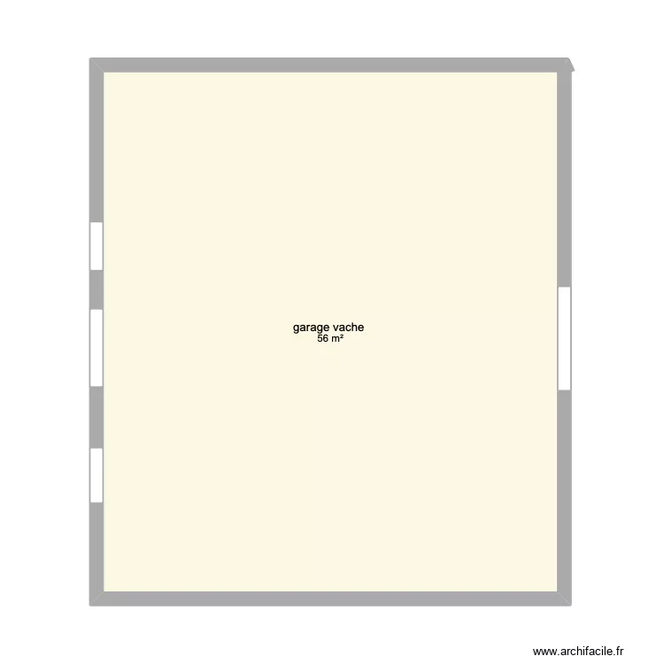 maison. Plan de 1 et 56 m² maison. Plan de 1 et 56 m²