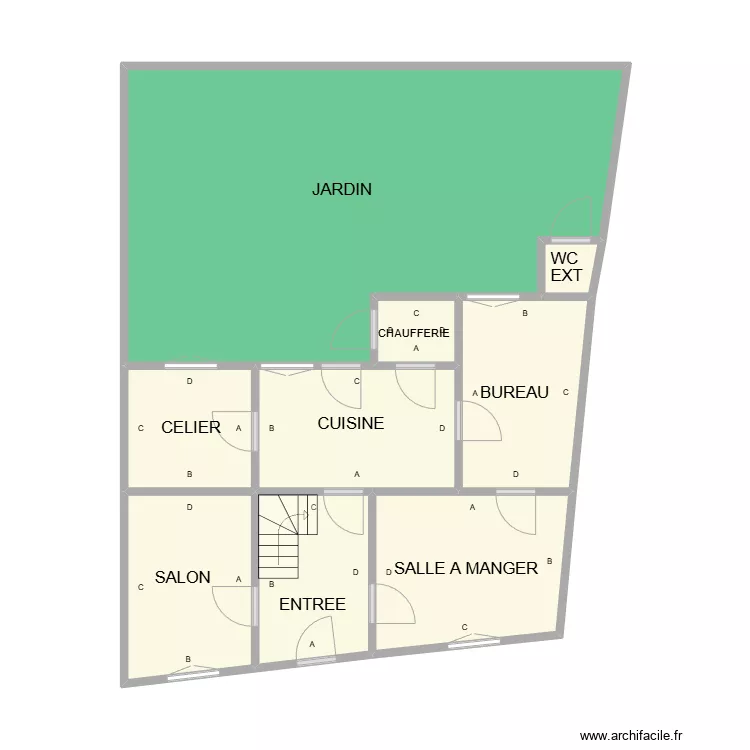 RDC VAUVERT PLB. Plan de RDC VAUVERT PLB. Plan de