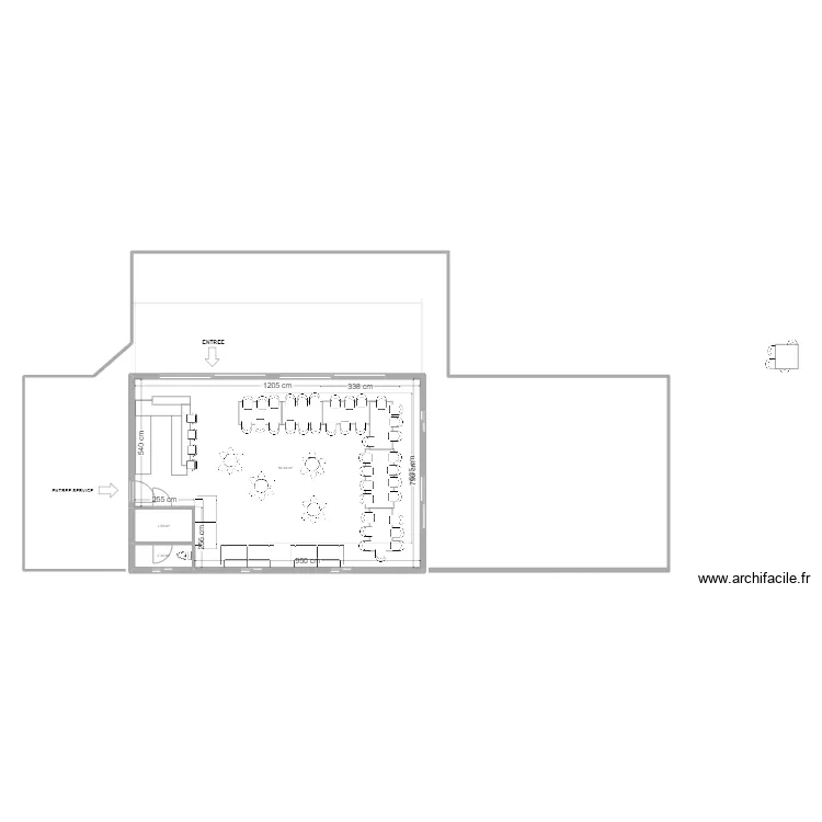 SALLE LAC DE MAROT 4. Plan de 