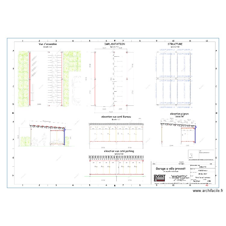 PROVOST COTES. Plan de 0 pièce et 0 m2