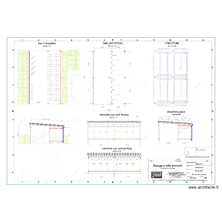 PROVOST COTES. Plan de PROVOST COTES. Plan de