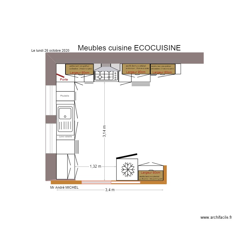 Ecocuisine 06. Plan de 0 pièce et 0 m2