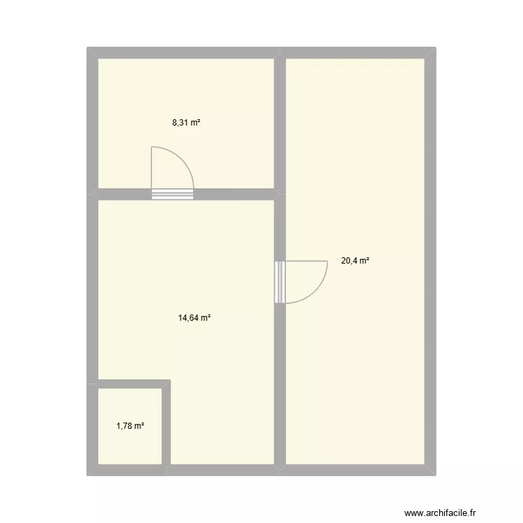 BAT 201 ETAGE. Plan de 4 et 45 m² BAT 201 ETAGE. Plan de 4 et 45 m²