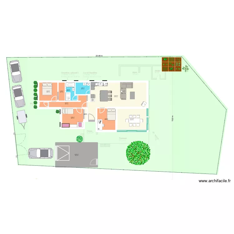 plan. Plan de 11 et 135 m² plan. Plan de 11 et 135 m²