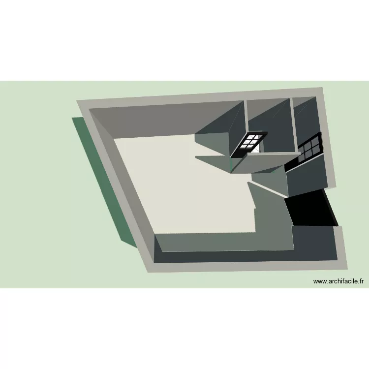 Mazet RDC. Plan de 2 et 19 m² Mazet RDC. Plan de 2 et 19 m²