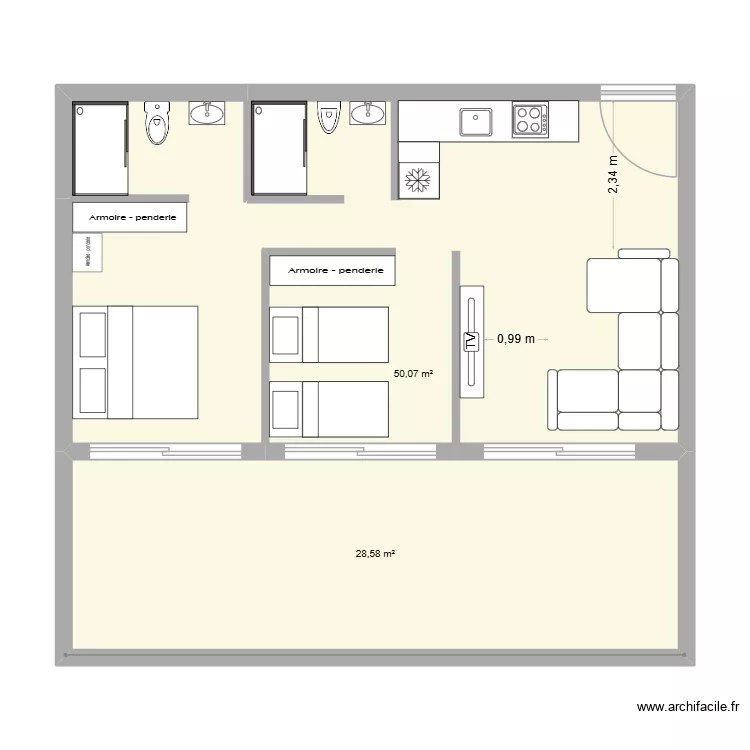 labhar. Plan de 2 et 79 m² labhar. Plan de 2 et 79 m²