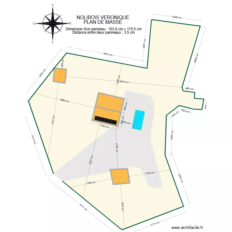 NOLIBOIS PLAN DE MASSE. Plan de NOLIBOIS PLAN DE MASSE. Plan de
