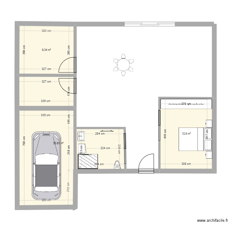 futur. Plan de 0 pièce et 0 m2