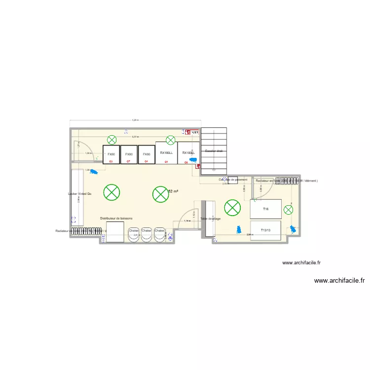 Laverie Seremange. Plan de 